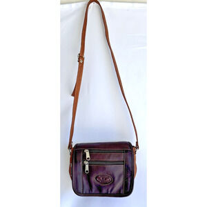 Puro Cuero Leather Ranch Original Women's Brown Leather Crossbody Bag